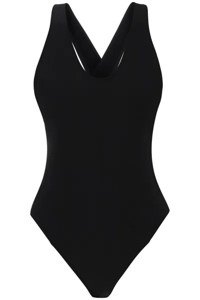 Alaïa Crossed Body With Cut-out In Black