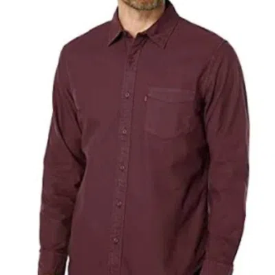 Levi's Sunset One Pocket Shirt In Purple