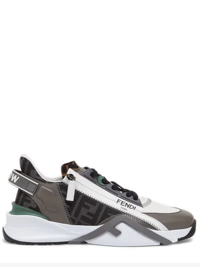 Fendi Flow Sneakers In Grey