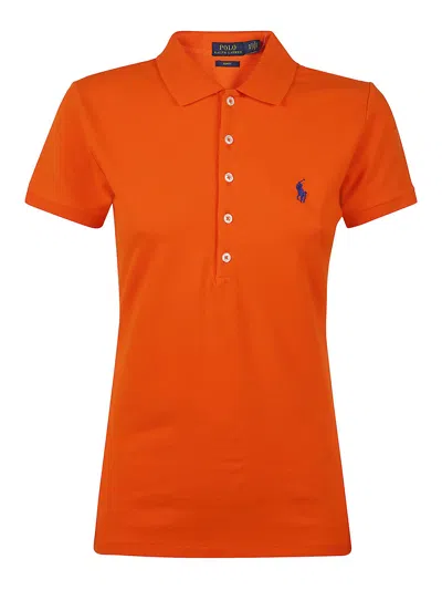 Polo Ralph Lauren Short Sleeve Polo In Orange