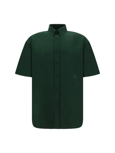 Burberry Cotton Oxford Shirt In Ivy