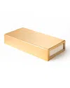 Aerin Oversized Gold Matchbox In Multi