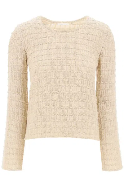 By Malene Birger Charmina Flare-sleeve Knit Sweater In Beige