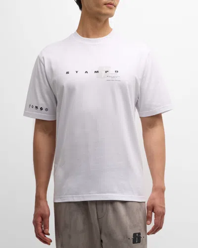Stampd Men's Summer Transit Relaxed T-shirt In White