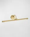 Lucas + Mckearn Alton Large Led Picture Light In Brushed Brass