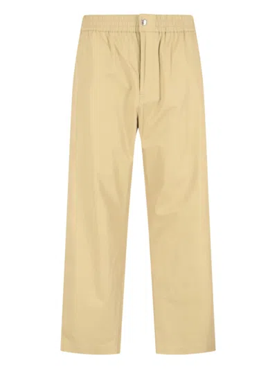Maison Kitsuné 'casual' Pants In Yellow