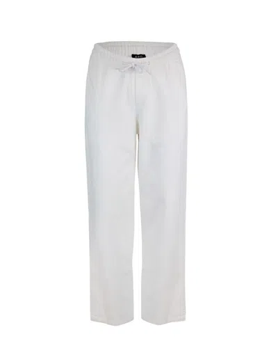 Apc A.p.c. Elasticated Drawstring Waist Pants In White