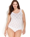 HANKY PANKY PLUS SIZE SIGNATURE LACE CAMISOLE 1390LX