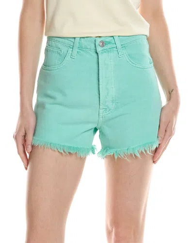 7 For All Mankind Easy Ruby Short In Green
