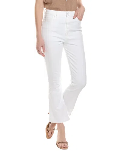 7 For All Mankind Clean White Ultra High-rise Skinny Bootcut Jean