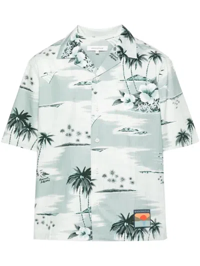 Maison Kitsuné Shirt In O Seafoam Design
