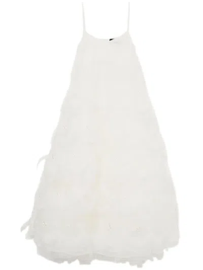 Simone Rocha Dress In Cream Cream