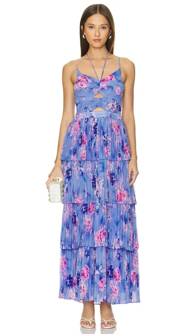 Astr Daytona Dress In Periwinkle Pink