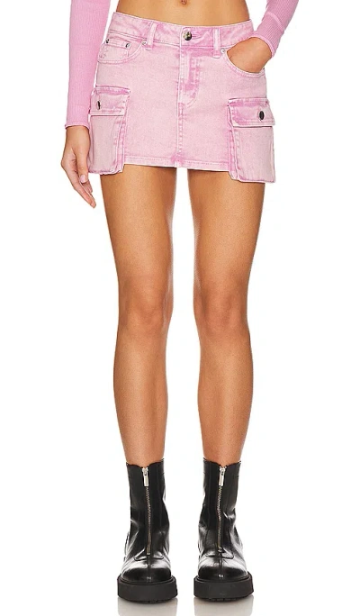 Superdown Emma Mini Skirt In Pink