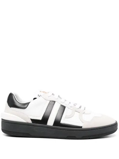 Lanvin Clay Low Top Sneakers Shoes In Black