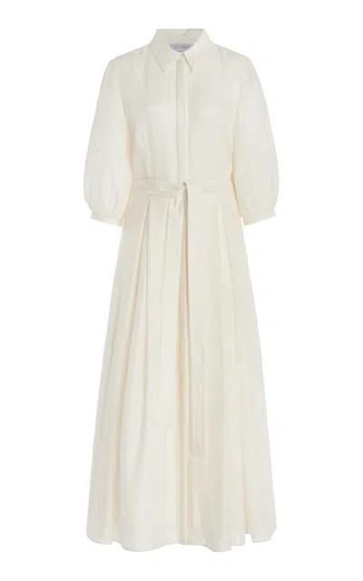 Gabriela Hearst Andy Dress In Ivory Cashmere Wool