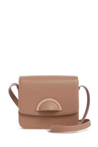 Gabriela Hearst Bethania Crossbody Box Bag In Nude Leather