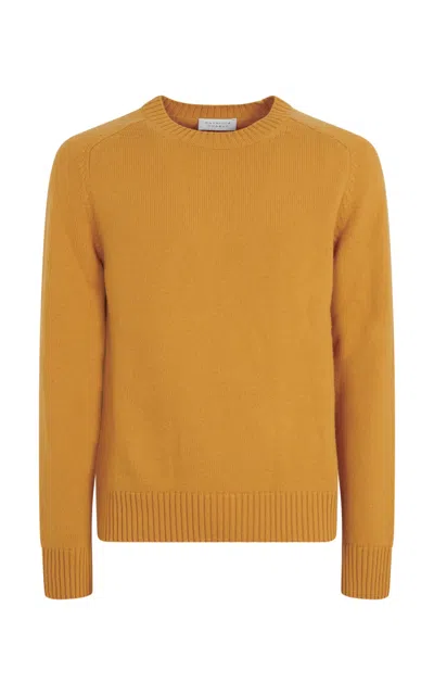 Gabriela Hearst Daniel Knit Sweater In Golden Birch Cashmere
