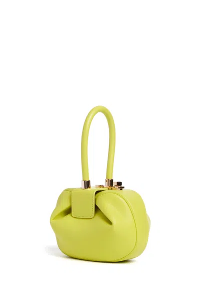 Gabriela Hearst Demi Bag In Lime Adamite Nappa Leather