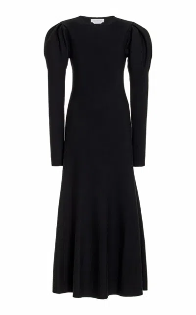 Gabriela Hearst Hannah Dress In Merino Wool In Black