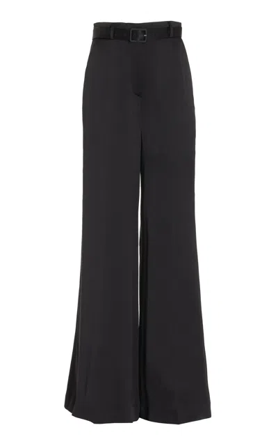 Gabriela Hearst Mabon Pant In Double Satin In Black