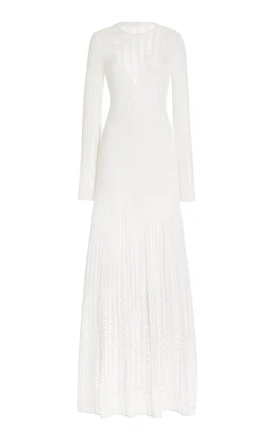 Gabriela Hearst Maia Dress In Shappe Silk In Ivory