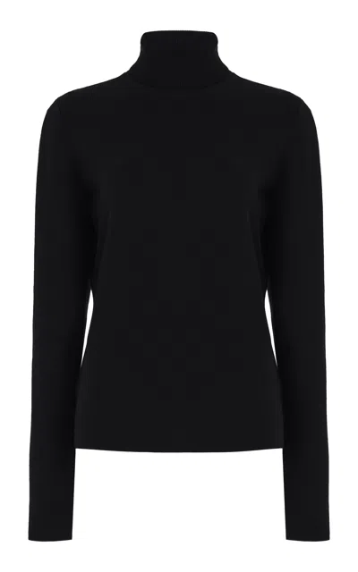 Gabriela Hearst May Knit Turtleneck In Black Cashmere Wool