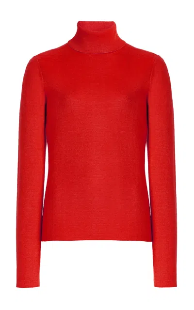 Gabriela Hearst May Knit Turtleneck In Red Topaz Cashmere Wool