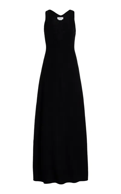 Gabriela Hearst Melitta Dress In Merino Wool In Black
