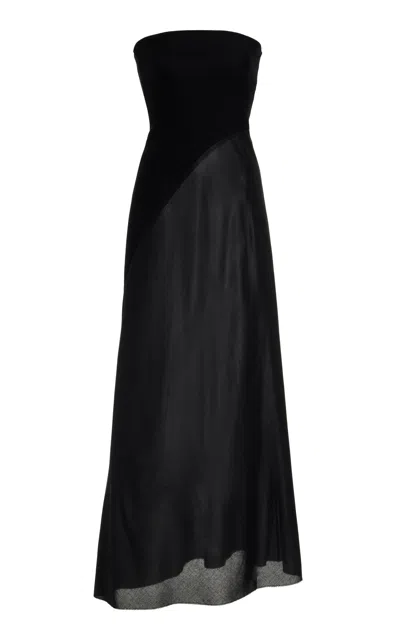 Gabriela Hearst Penna Dress In Wool In Black