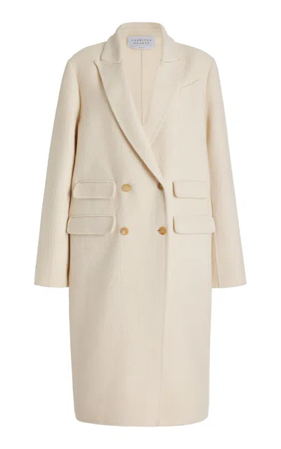 Gabriela Hearst Reed Coat In Recycled Cashmere Felt In Ivory