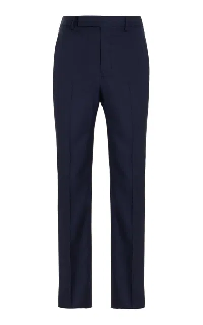 Gabriela Hearst Sebastian Pant In Dark Navy Wool