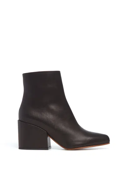 Gabriela Hearst Tito Block Heel Boot In Black Leather