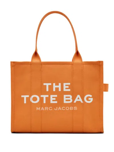 Marc Jacobs Large Cotton 'the Tote Bag' In Orange