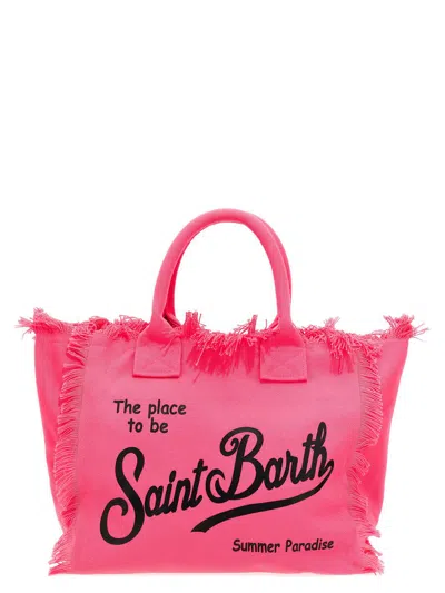 Mc2 Saint Barth Vanity Shopping Bag In Fuchsia