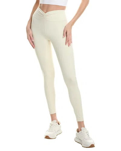 Weworewhat Ruched V Legging In White