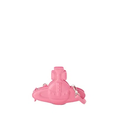 Vivienne Westwood Pink Nano Orb Crossbody Bag
