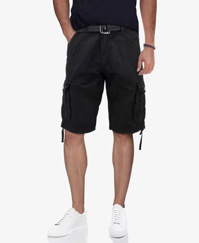 X-ray Men's 12.5-inch Inseam Cargo Shorts In Black