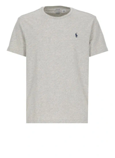 Polo Ralph Lauren Pony T-shirt In Gray