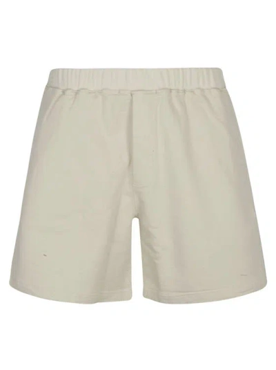 Dsquared2 Logo Embroidered Wide Leg Track Shorts In White