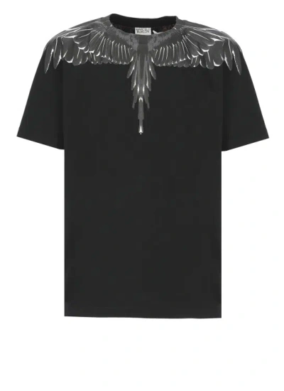 Marcelo Burlon County Of Milan Icon Wings Cotton T-shirt In Black