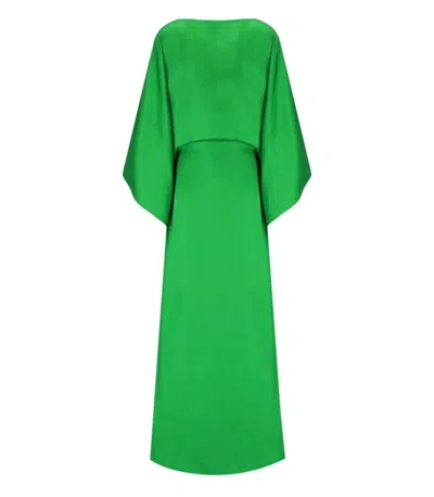 essentiel antwerp green dress Emerald Allure Off-Shoulder Ruched Bodycon Dress main image 1