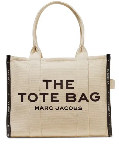 Marc Jacobs The Jacquard Large Tote Bag In Beige