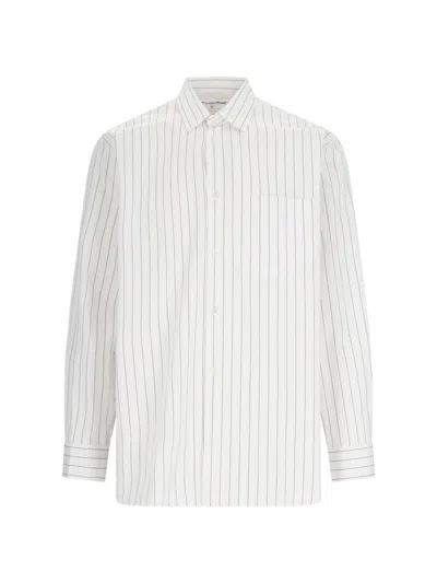 Comme Des Garçons Shirt Striped Buttoned Shirt In Multi