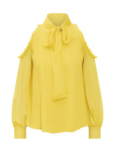 Pinko Blouse  Gamay Made Of Crepe In Yellow