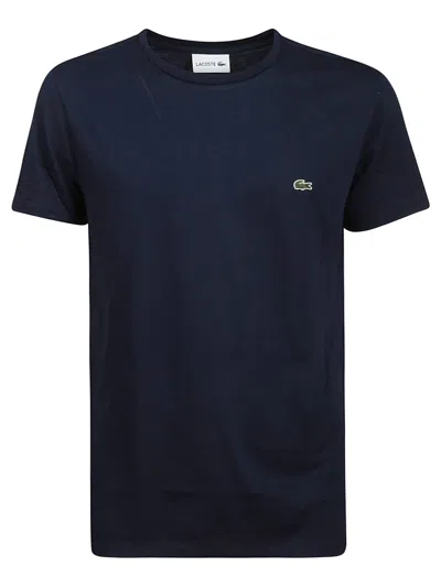 Lacoste Pima Cotton T Shirt In Blue