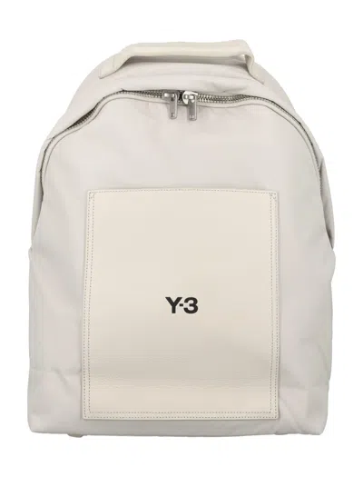 Y-3 Lux Backpack In White