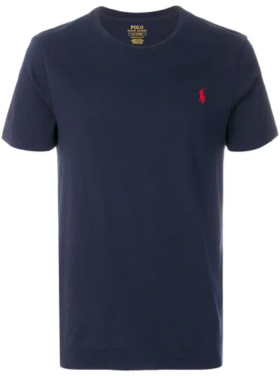 Polo Ralph Lauren T-shirt With Logo In Blu