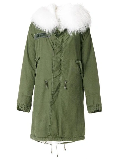 As65 Hooded Parka In Green
