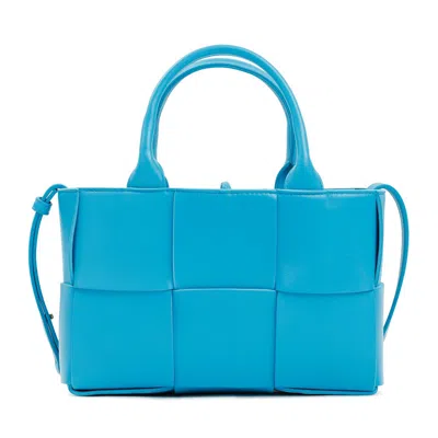 Bottega Veneta Mini Arco Tote Bag In Blue